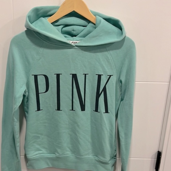 PINK | Aqua Hoodie | Women | XS - Picture 1 of 8